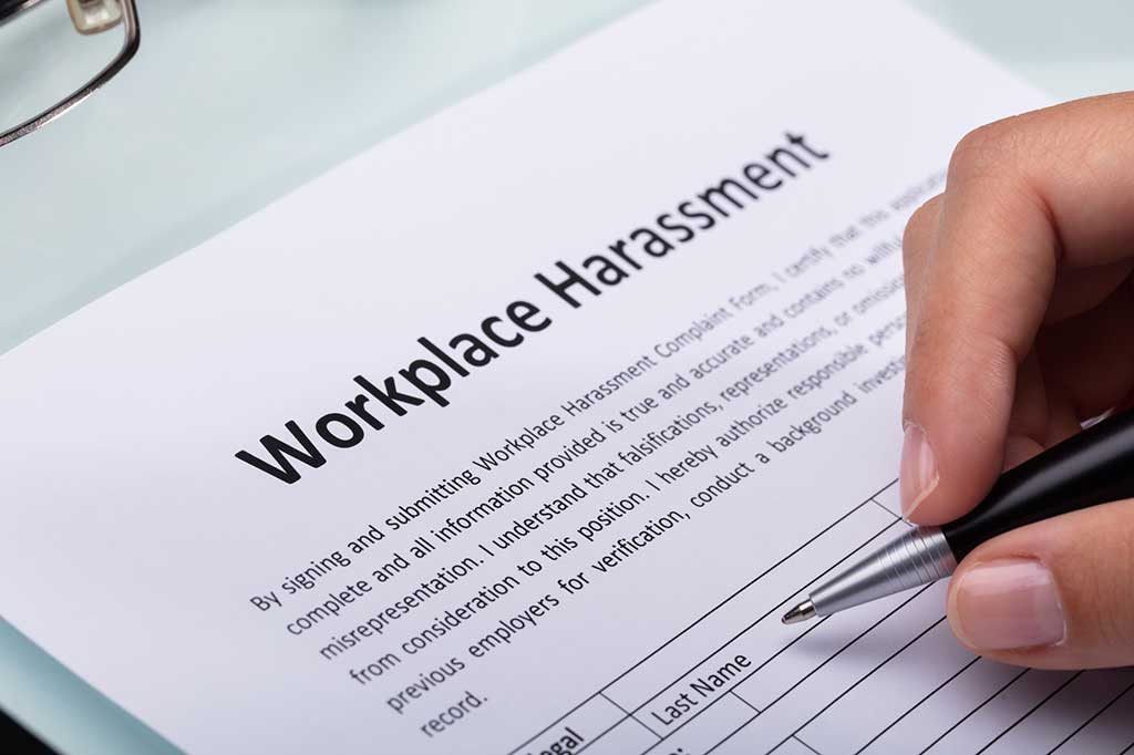 workplace harrassment complaint form