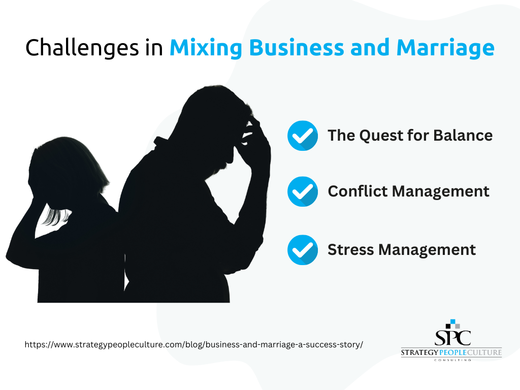 challenges in mixing business and marriage